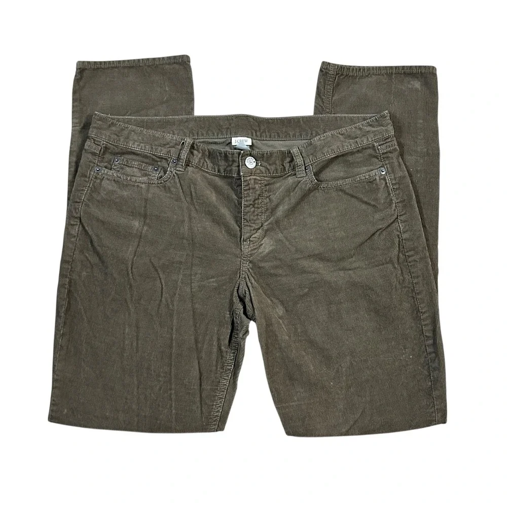 J Crew Corduroy Pants Mens FITS 36x31 Brown City‎ Fit